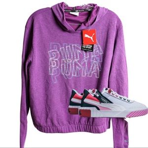 🥳HOST PICK NEW Puma Women’s Purple Graphic Hoodie